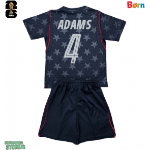Forente stater Tyler Adams #4 Replika Babytøj Udebanesæt Børn VM 2026 Kortærmet (+ Korte bukser)